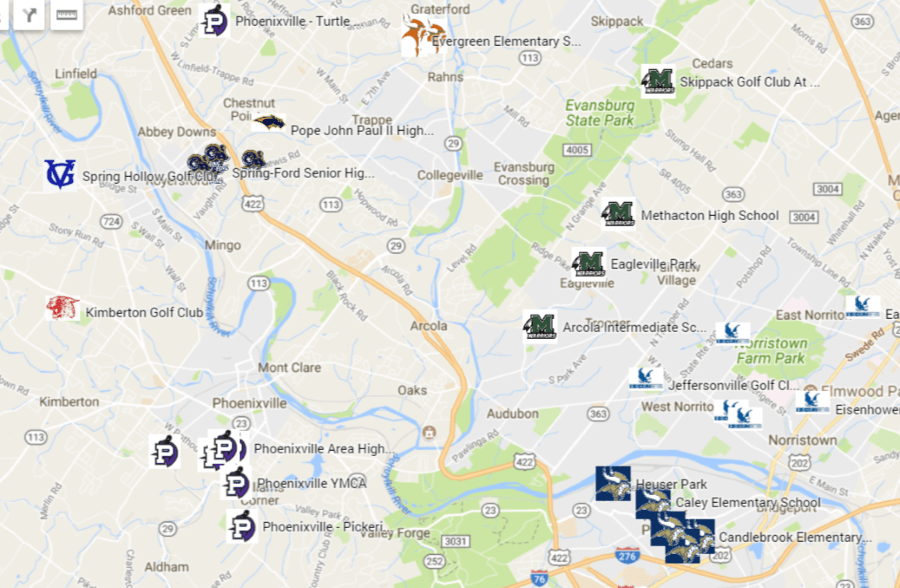 Directions and Parking Phoenixville Area High School
